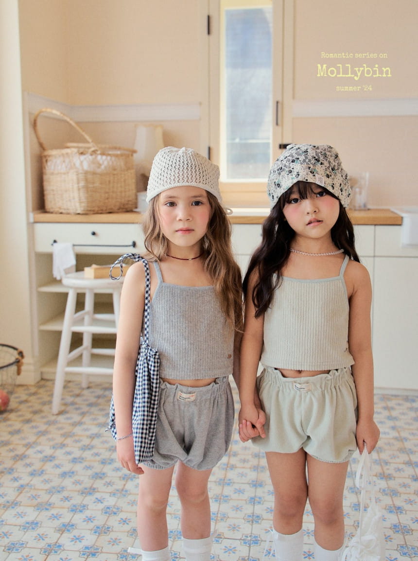 Mollybin - Korean Children Fashion - #Kfashion4kids - Wendy Terry Sleeveles Tee - 8