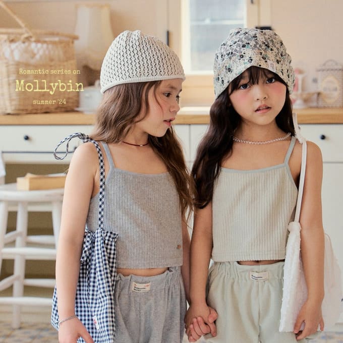 Mollybin - Korean Children Fashion - #childrensboutique - Wendy Terry Sleeveles Tee