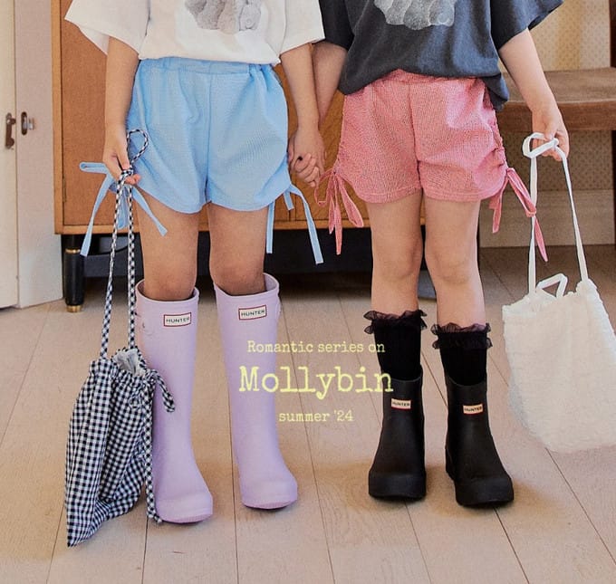 Mollybin - Korean Children Fashion - #kidsshorts - Alice Shirring Shorts