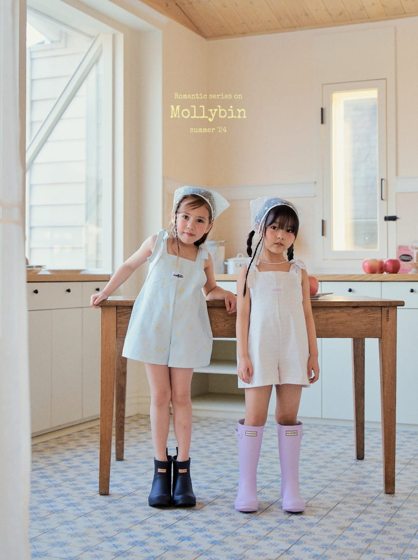 Mollybin - Korean Children Fashion - #kidsstore - Emma Flower Overalls - 7