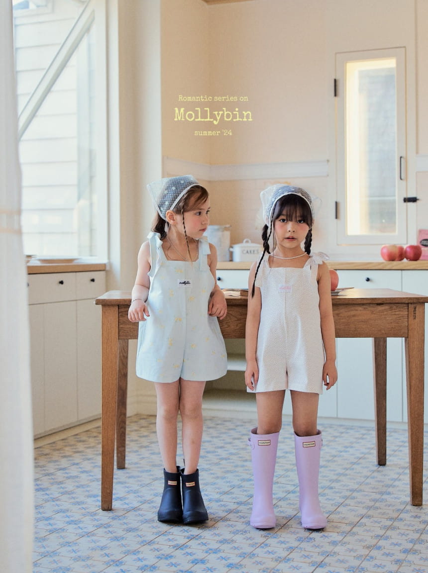 Mollybin - Korean Children Fashion - #kidzfashiontrend - Emma Flower Overalls - 8