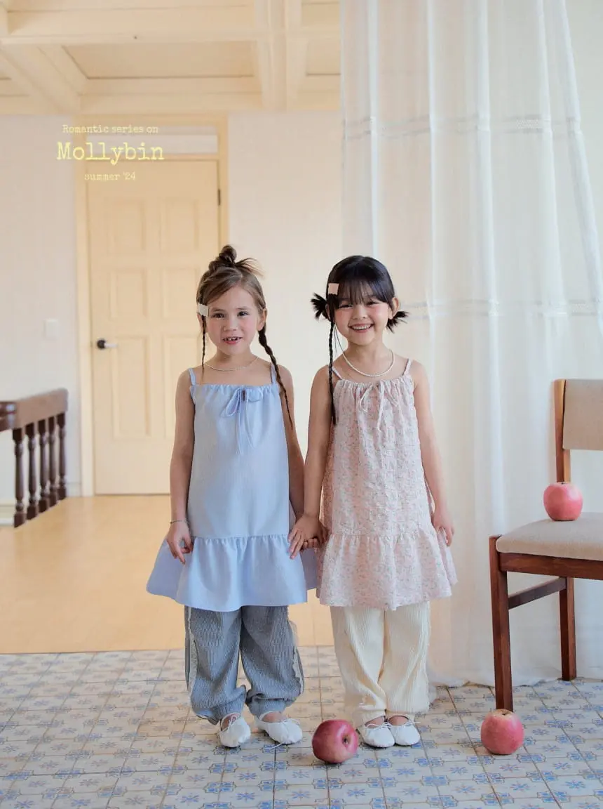 Mollybin - Korean Children Fashion - #kidzfashiontrend - Lace Rib Jogger With Mom - 7