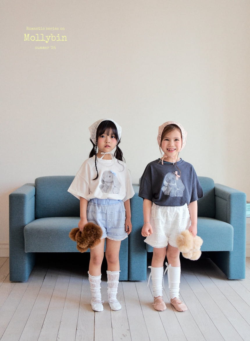 Mollybin - Korean Children Fashion - #kidsstore - London Lace Shorts - 4