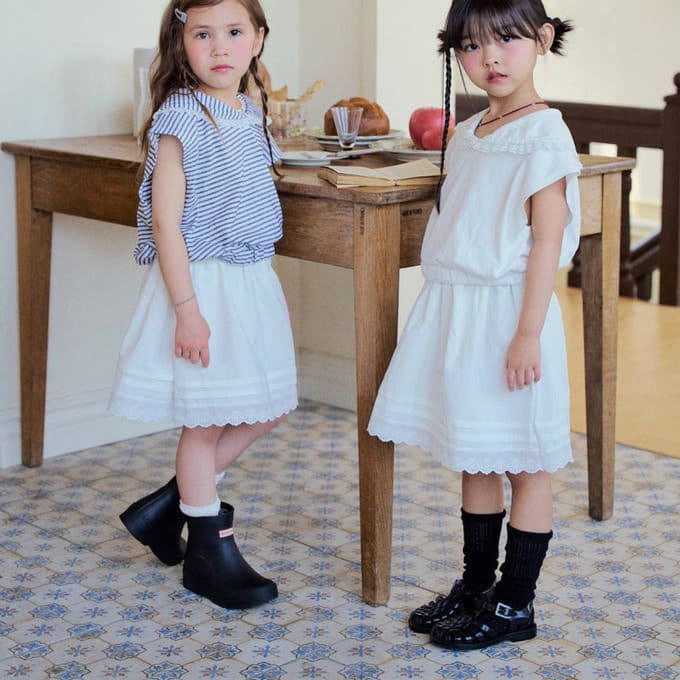 Mollybin - Korean Children Fashion - #kidzfashiontrend - Romantic C Skirt
