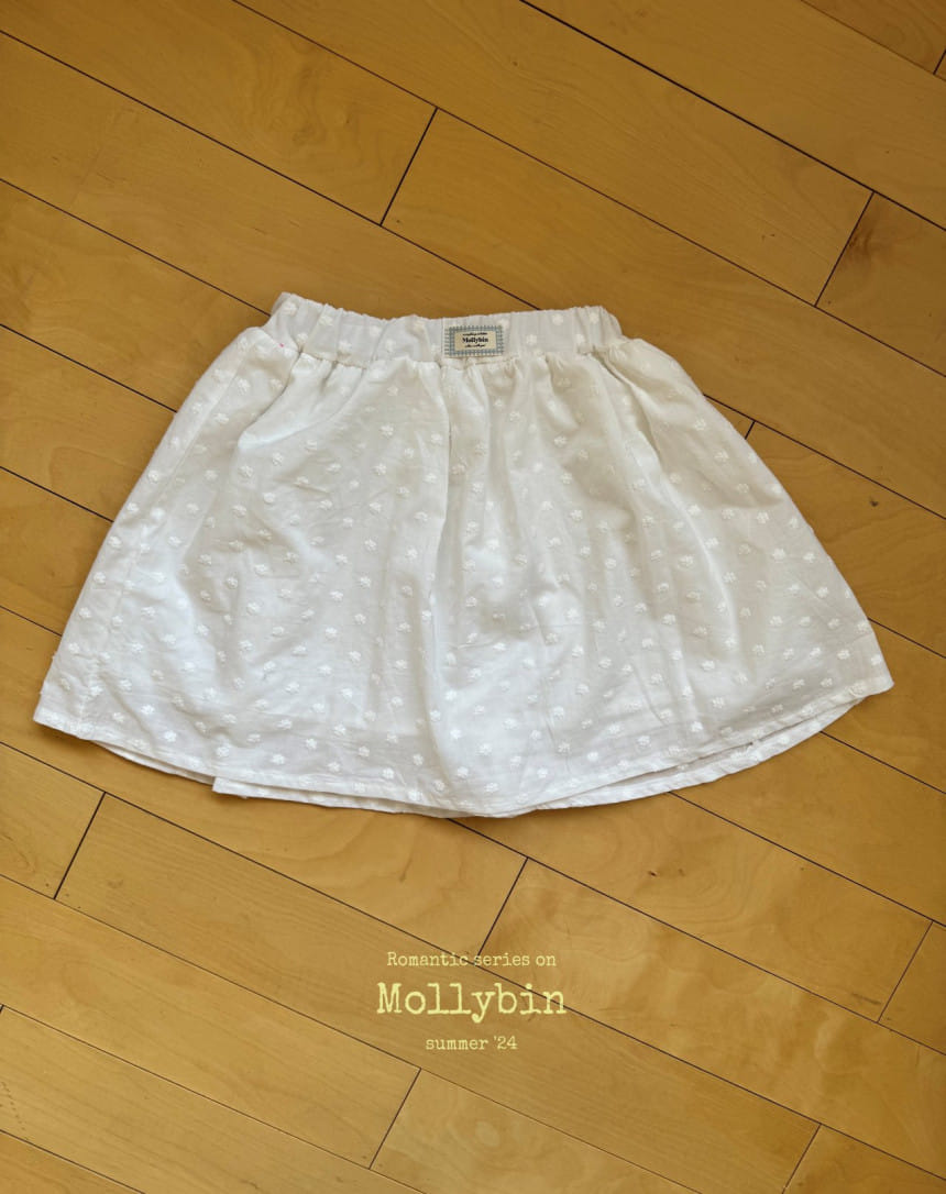 Mollybin - Korean Children Fashion - #littlefashionista - Daisy Label Skirt - 2