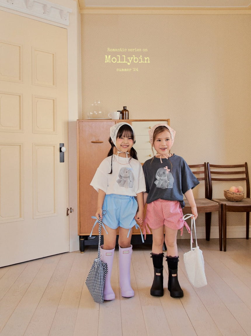 Mollybin - Korean Children Fashion - #littlefashionista - Alice Shirring Shorts - 5