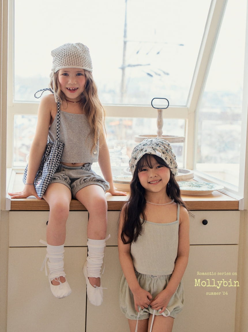 Mollybin - Korean Children Fashion - #littlefashionista - Wendy Terry Sleeveles Tee - 9