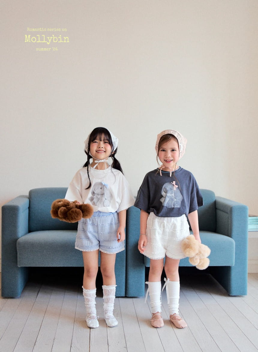 Mollybin - Korean Children Fashion - #littlefashionista - London Lace Shorts - 6