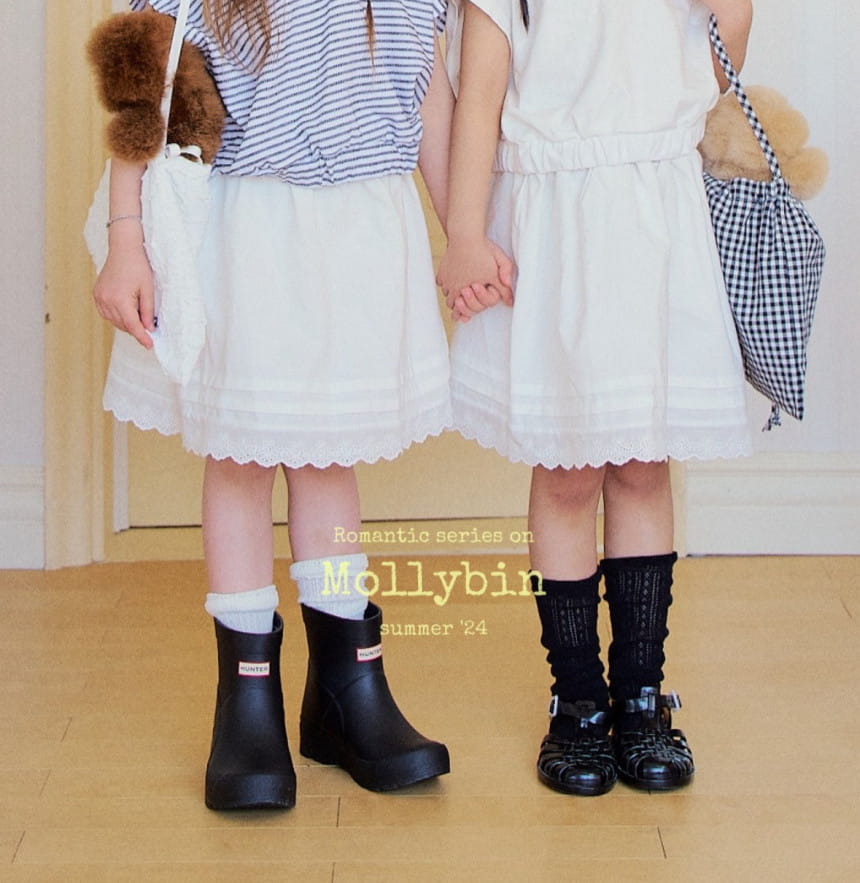 Mollybin - Korean Children Fashion - #littlefashionista - Romantic C Skirt - 3