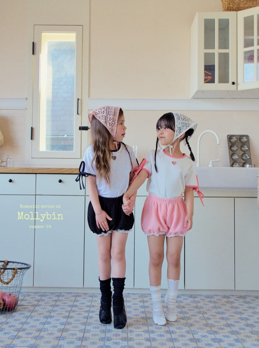 Mollybin - Korean Children Fashion - #magicofchildhood - Heart Punching Tee - 7