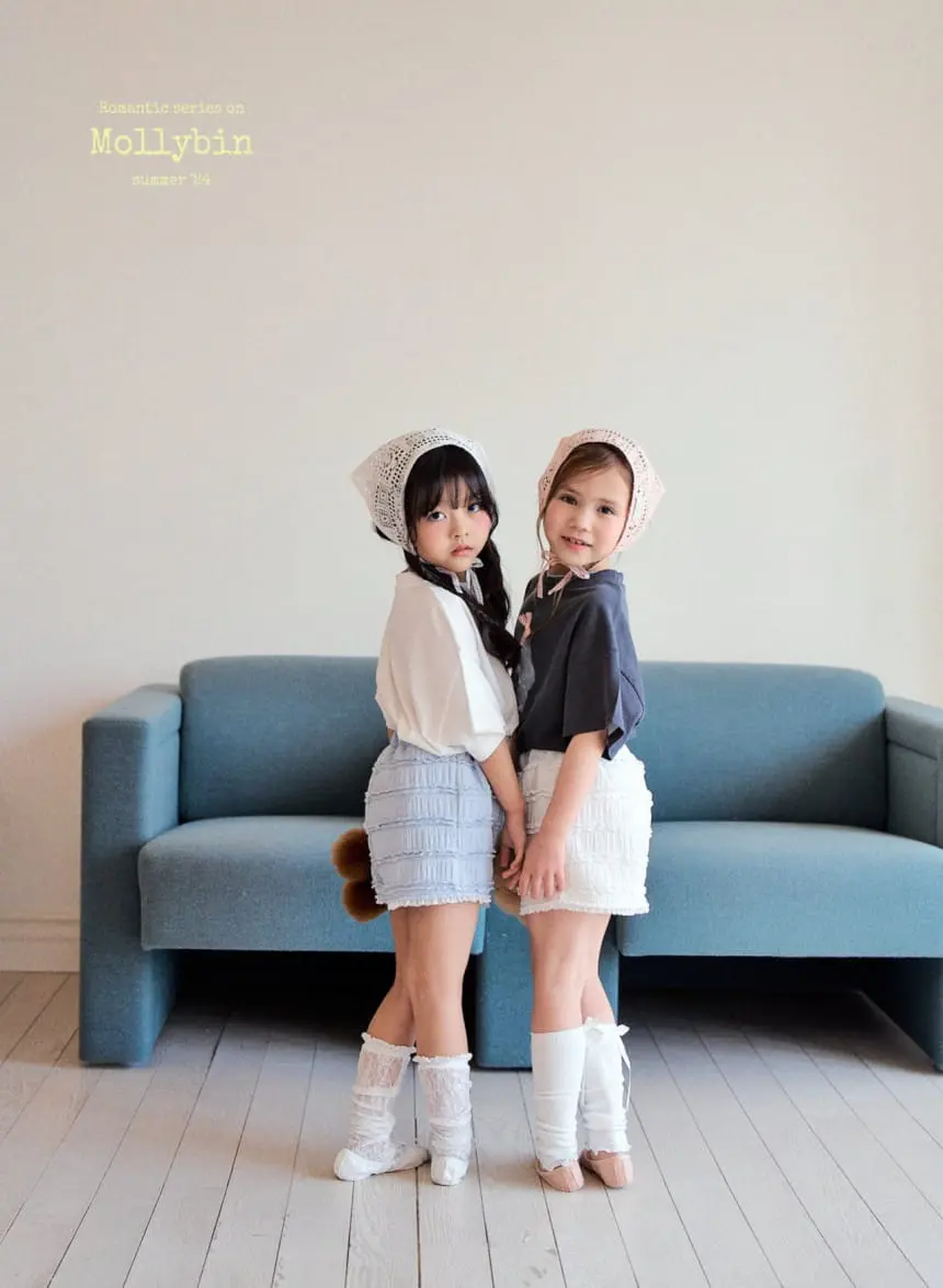 Mollybin - Korean Children Fashion - #magicofchildhood - London Lace Shorts - 7