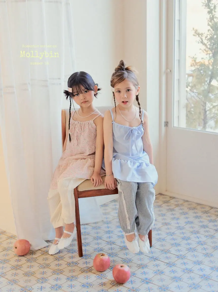 Mollybin - Korean Children Fashion - #minifashionista - Lace Rib Jogger With Mom - 11