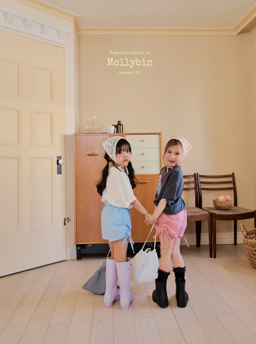 Mollybin - Korean Children Fashion - #minifashionista - Alice Shirring Shorts - 7