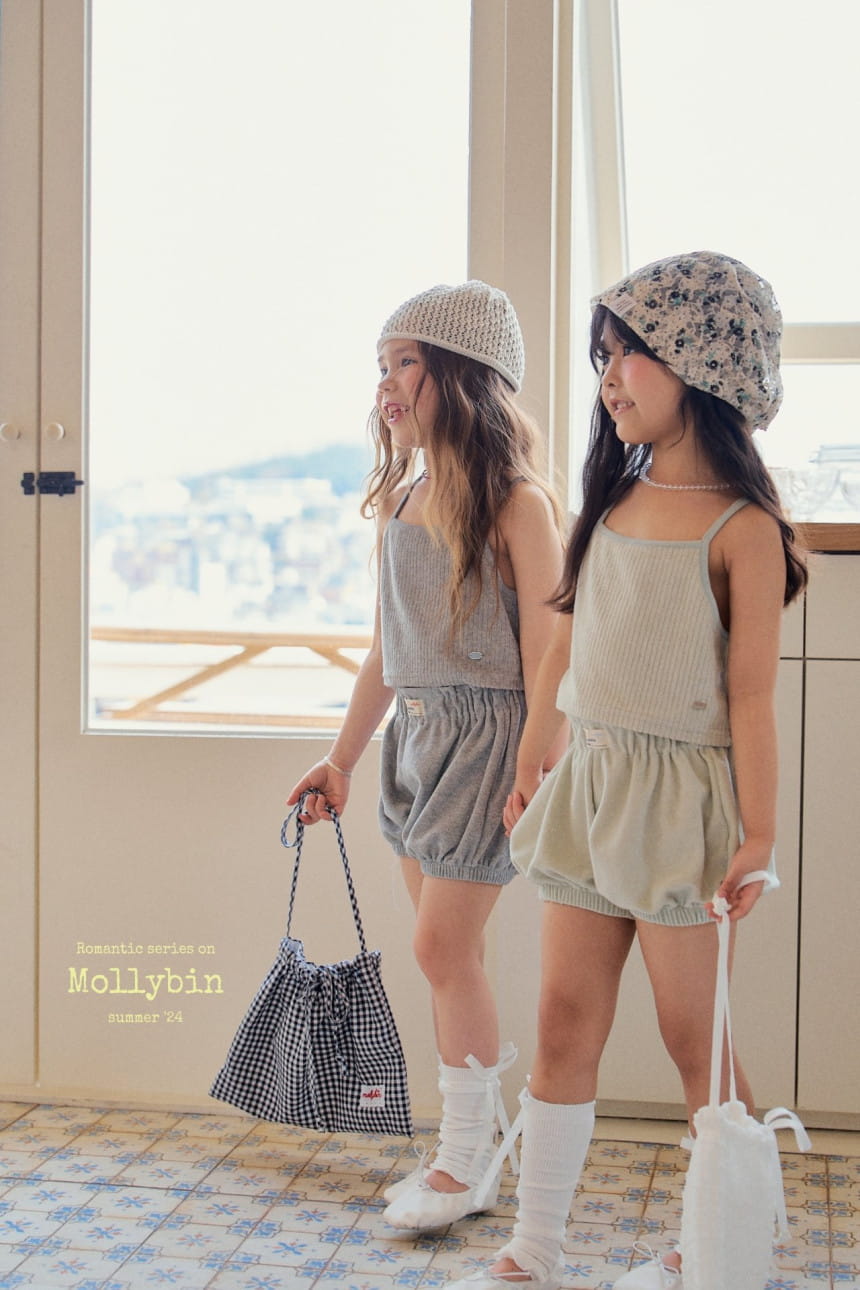 Mollybin - Korean Children Fashion - #minifashionista - Wendy Terry Sleeveles Tee - 11