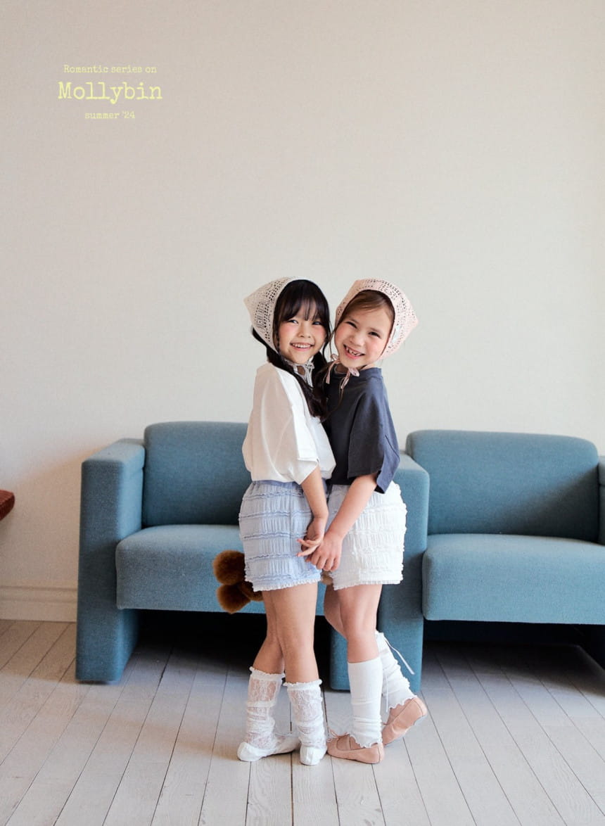 Mollybin - Korean Children Fashion - #minifashionista - London Lace Shorts - 8