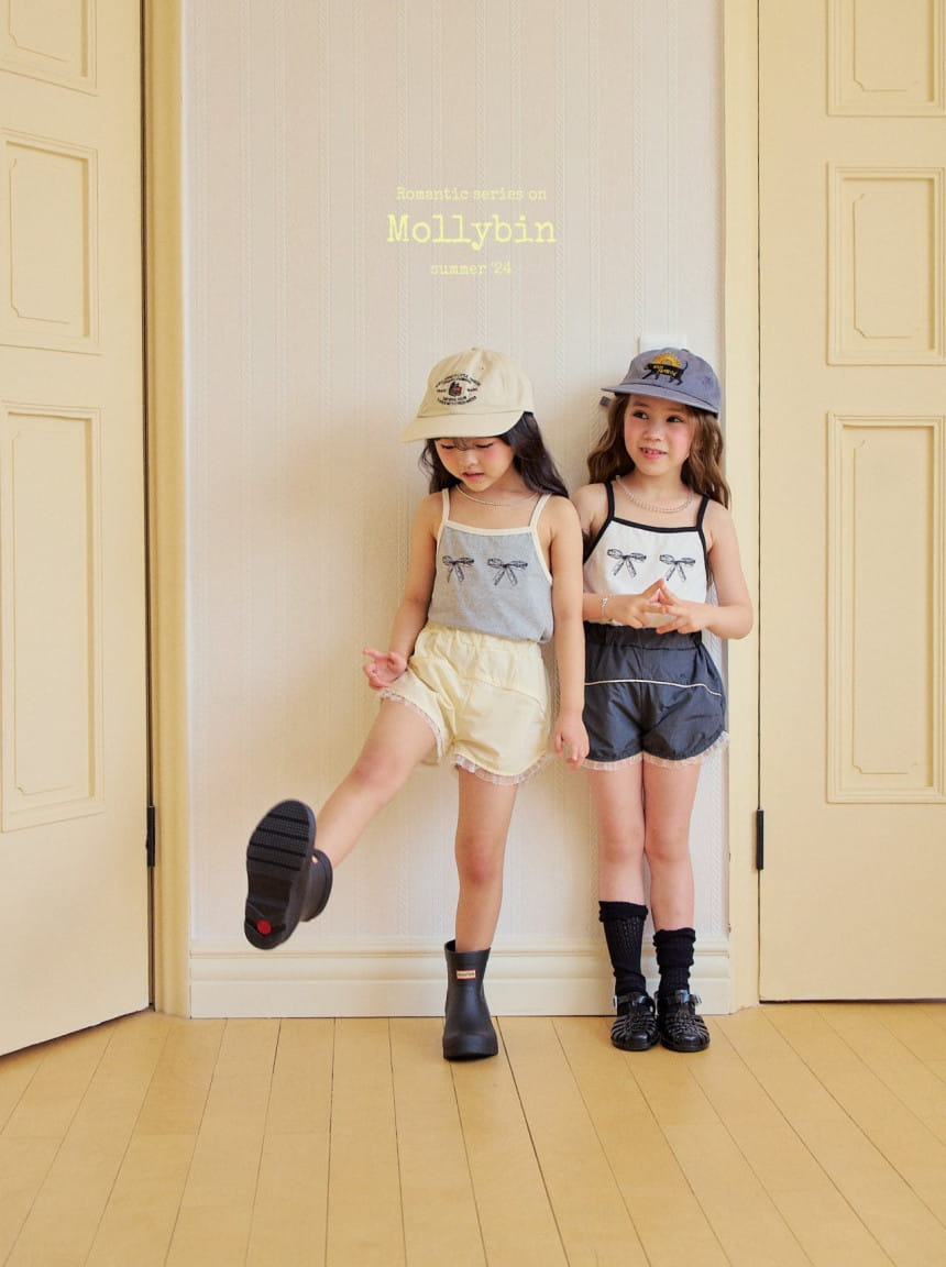 Mollybin - Korean Children Fashion - #minifashionista - Sally Naylon Shorts With Mom - 4