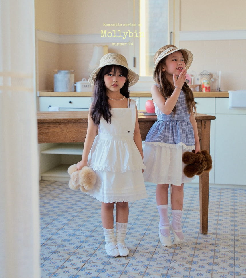 Mollybin - Korean Children Fashion - #prettylittlegirls - Apron Top - 3