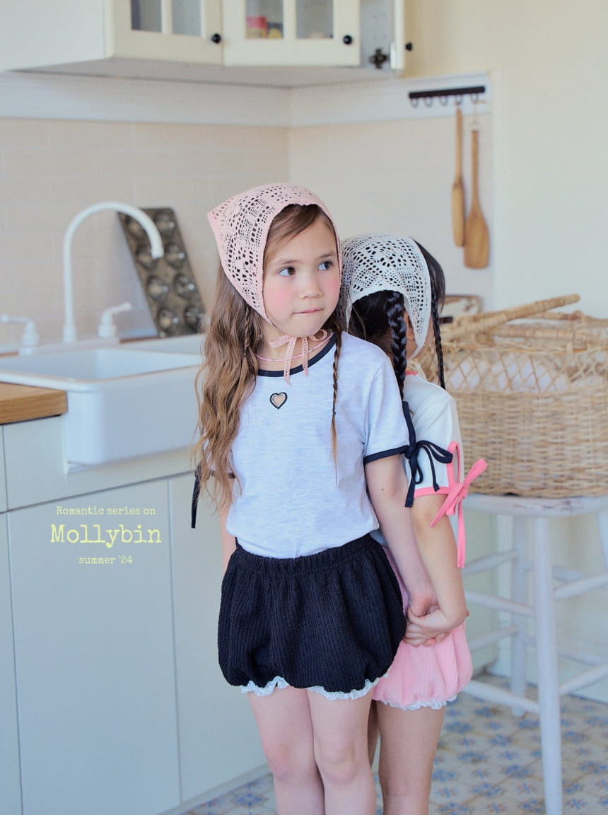 Mollybin - Korean Children Fashion - #prettylittlegirls - Heart Punching Tee - 9