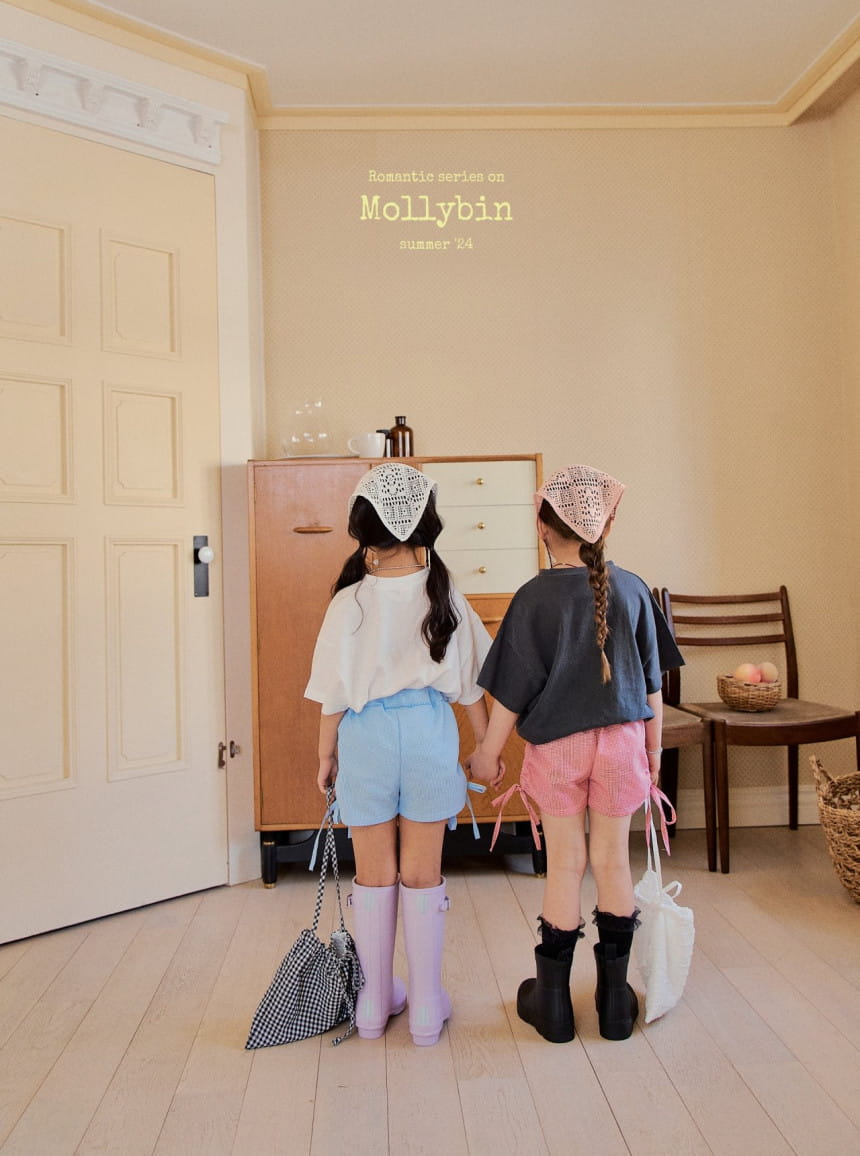 Mollybin - Korean Children Fashion - #prettylittlegirls - Alice Shirring Shorts - 8