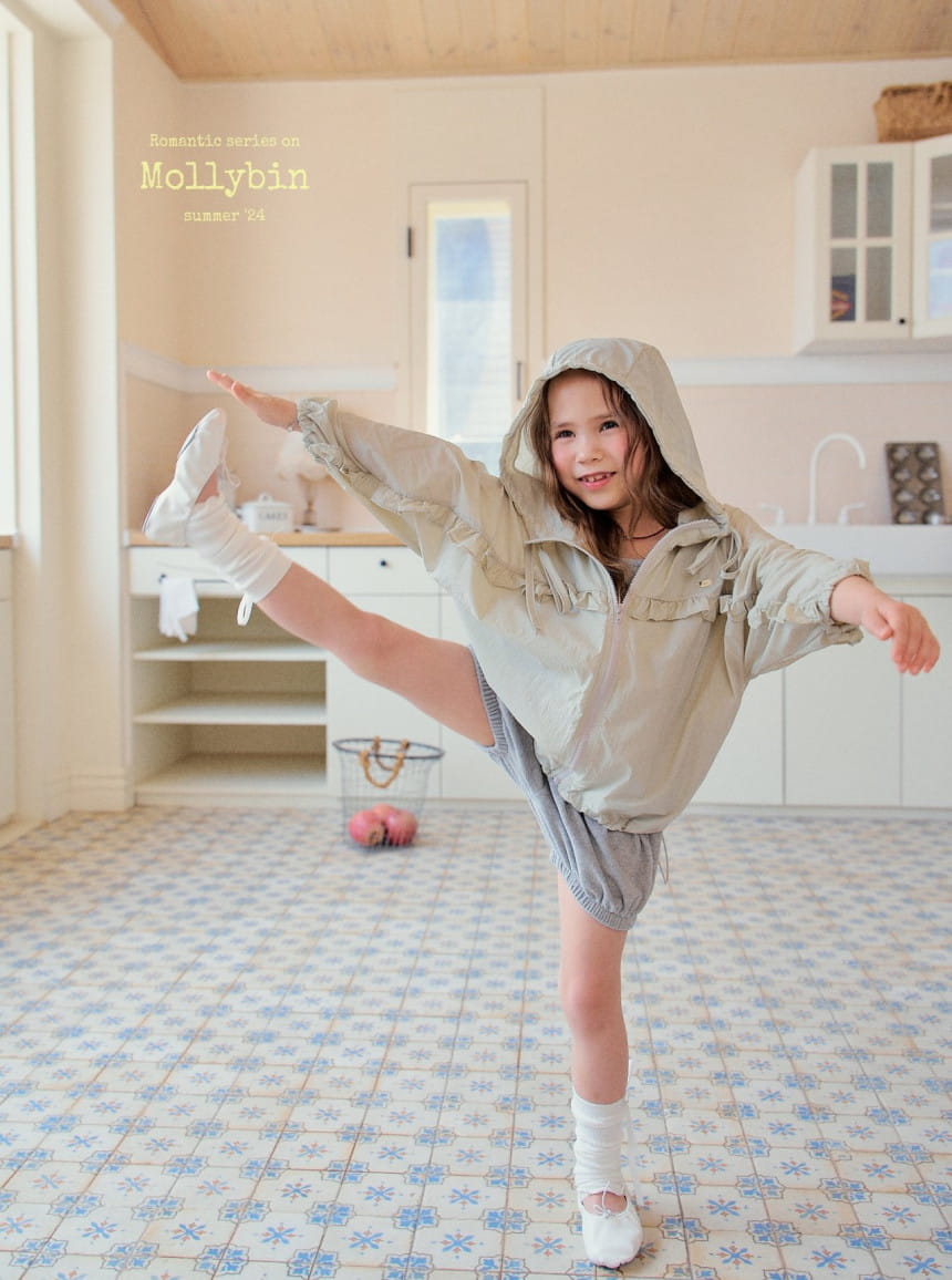 Mollybin - Korean Children Fashion - #minifashionista - Frill Wind Jumper - 4