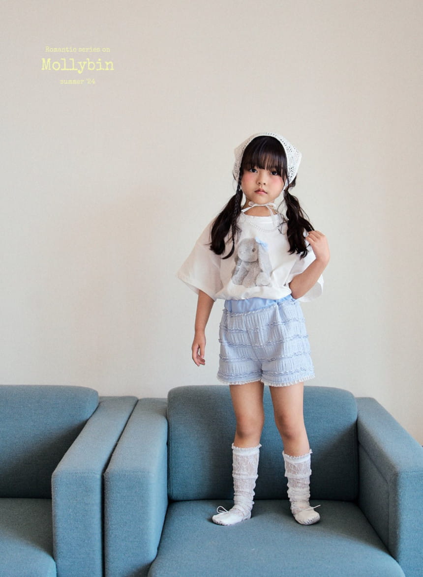 Mollybin - Korean Children Fashion - #prettylittlegirls - London Lace Shorts - 9