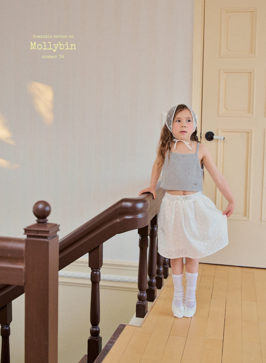 Mollybin - Korean Children Fashion - #stylishchildhood - Daisy Label Skirt - 8