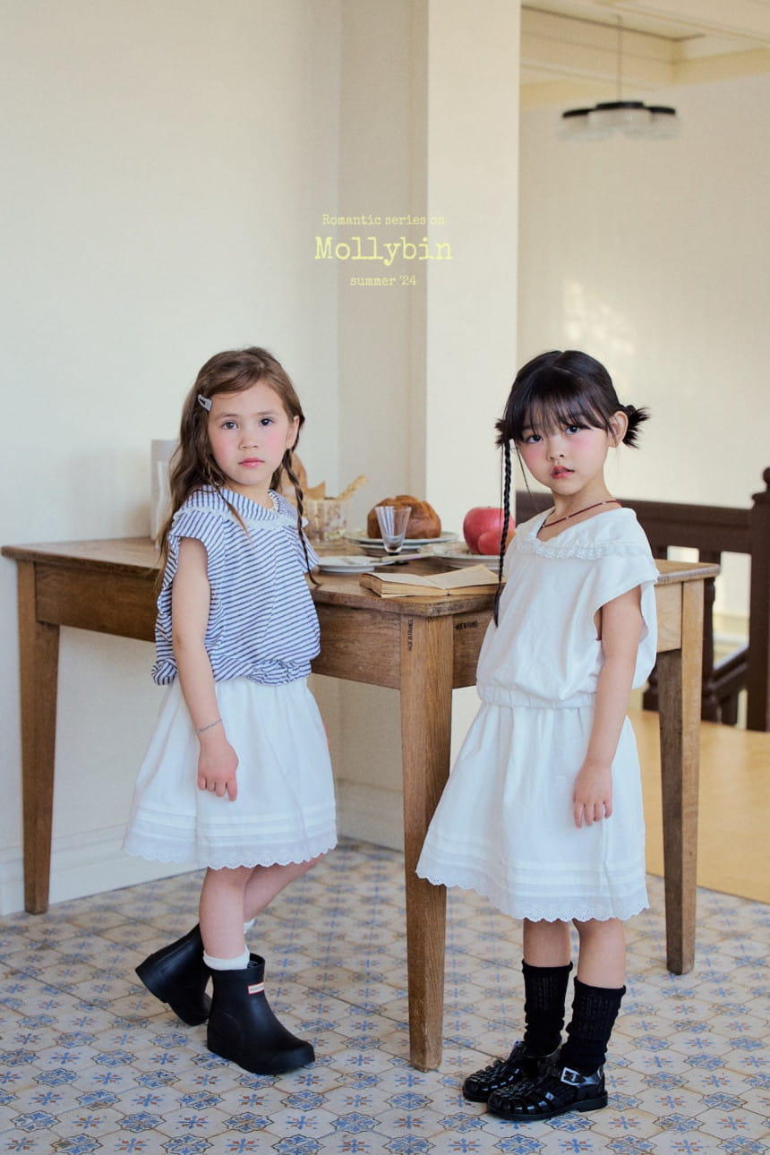Mollybin - Korean Children Fashion - #stylishchildhood - Romantic C Skirt - 9
