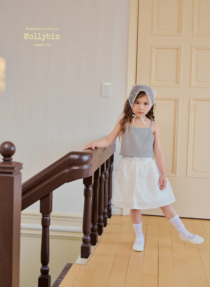 Mollybin - Korean Children Fashion - #todddlerfashion - Daisy Label Skirt - 6