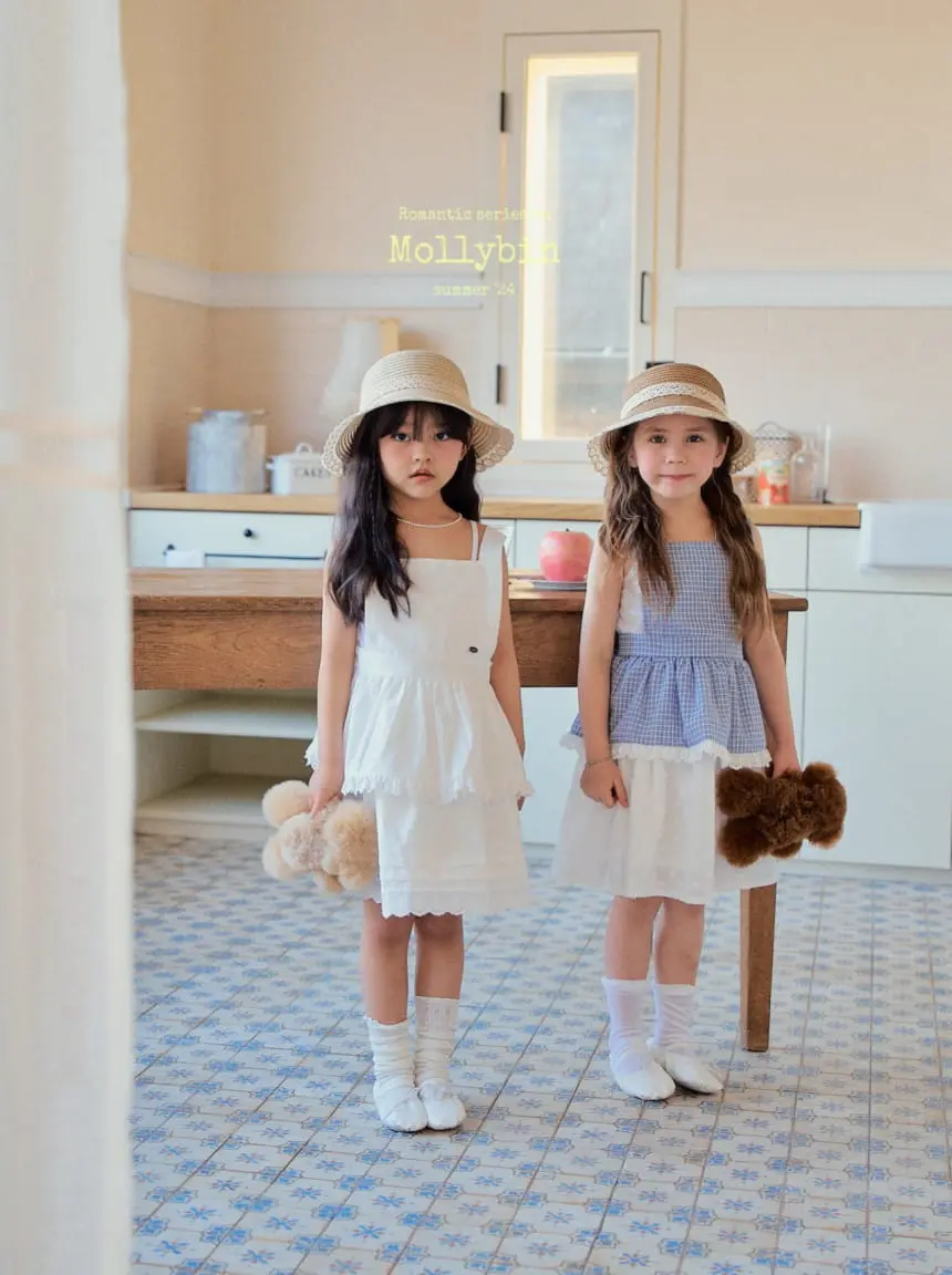 Mollybin - Korean Children Fashion - #toddlerclothing - Apron Top - 5
