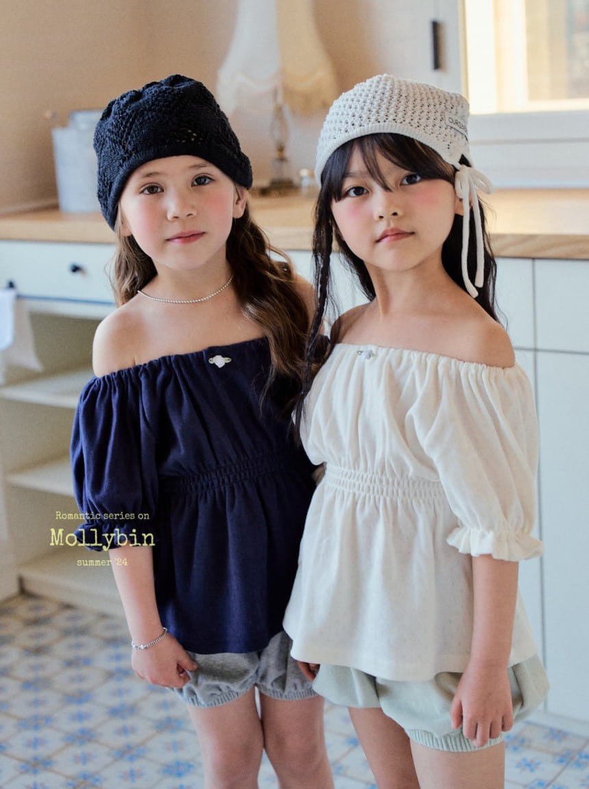 Mollybin - Korean Children Fashion - #toddlerclothing - Rose Smoke Tee - 2