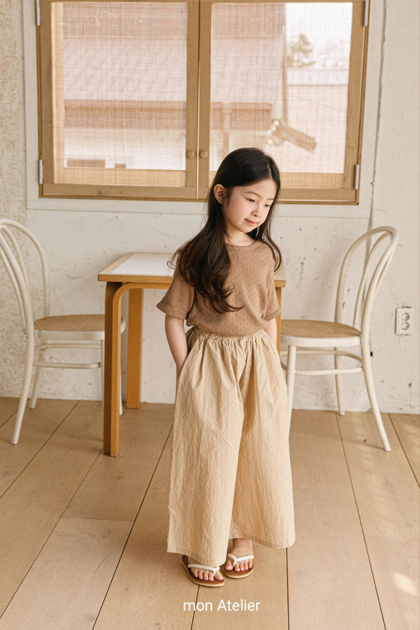 Mon Atelier - Korean Children Fashion - #discoveringself - CN Wide Pants - 10