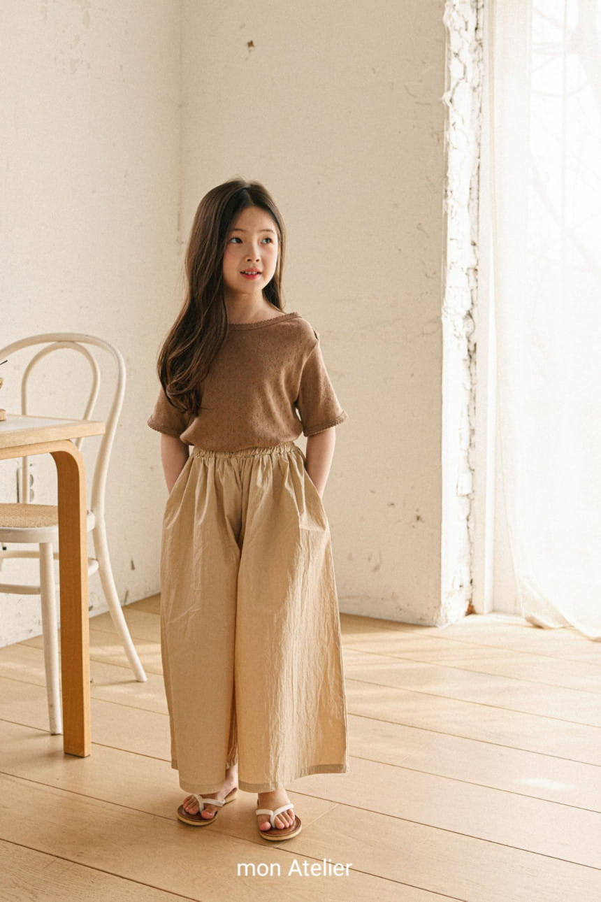 Mon Atelier - Korean Children Fashion - #fashionkids - CN Wide Pants - 11