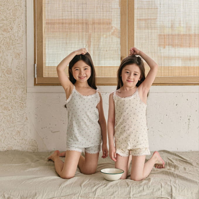 Mon Atelier - Korean Children Fashion - #kidsshorts - Boni Top Bottom Set