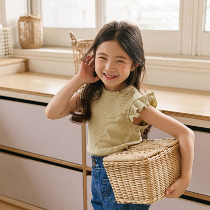 Mon Atelier - Korean Children Fashion - #kidsstore - Jelly Frill Tee