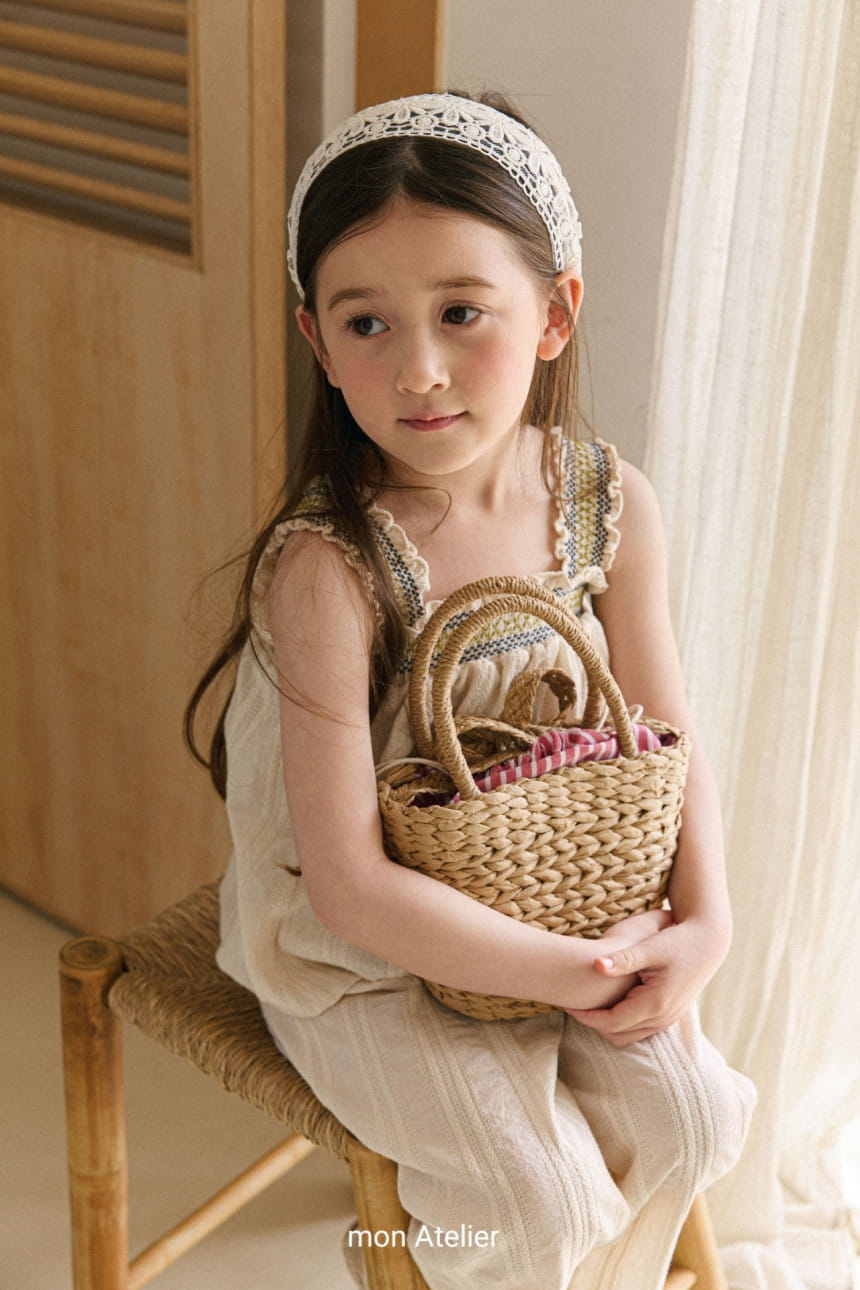 Mon Atelier - Korean Children Fashion - #prettylittlegirls - Rattan Bag - 5