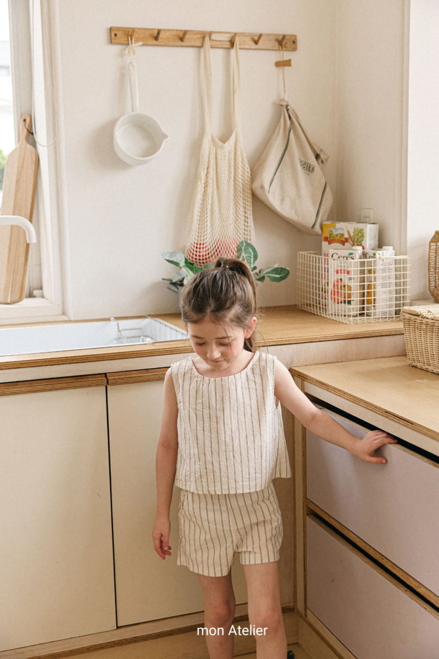 Mon Atelier - Korean Children Fashion - #toddlerclothing - Mono Top Bottom Set - 11