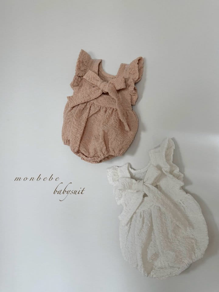Monbebe - Korean Baby Fashion - #babyboutiqueclothing - Ply Body Suit - 2