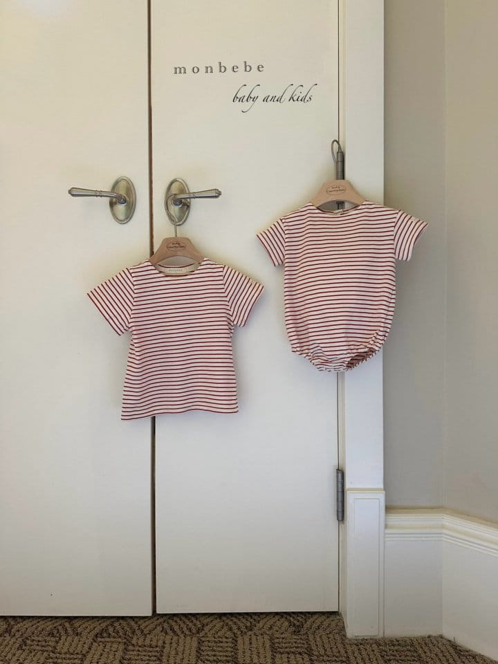 Monbebe - Korean Baby Fashion - #babyfashion - Saint Short Sleeve Body Suit - 7