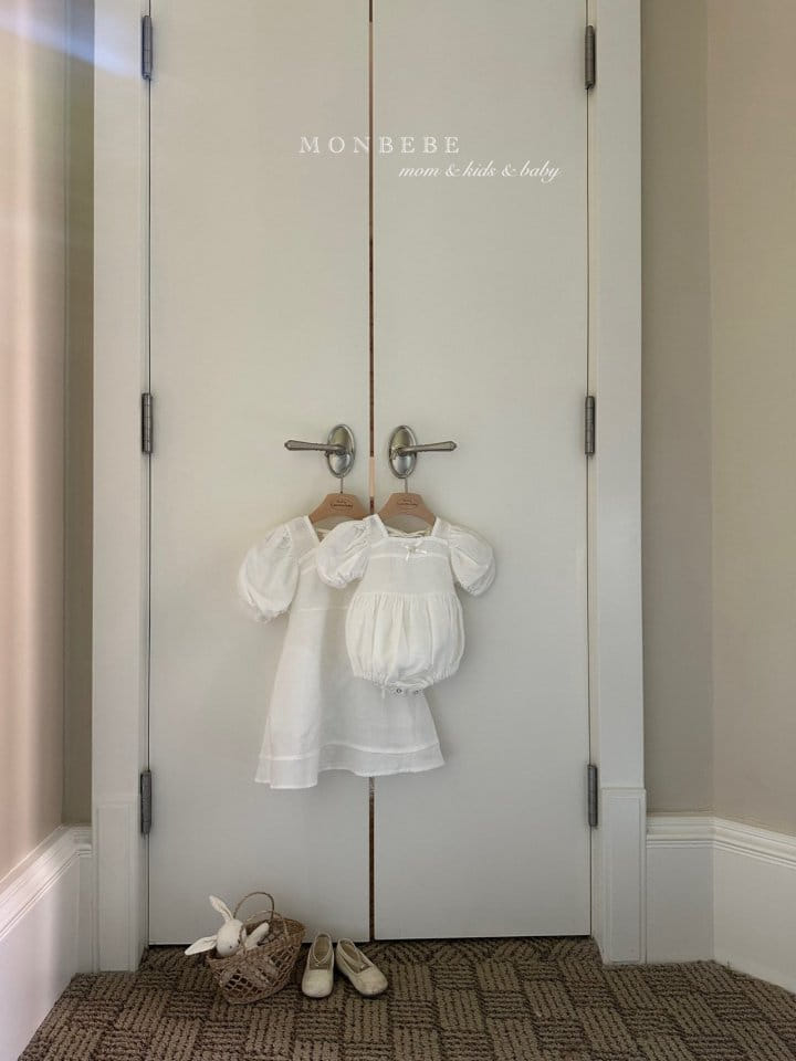 Monbebe - Korean Baby Fashion - #babyoutfit - Relief L Body Suit - 7
