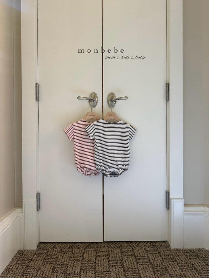 Monbebe - Korean Baby Fashion - #onlinebabyboutique - Saint Short Sleeve Body Suit