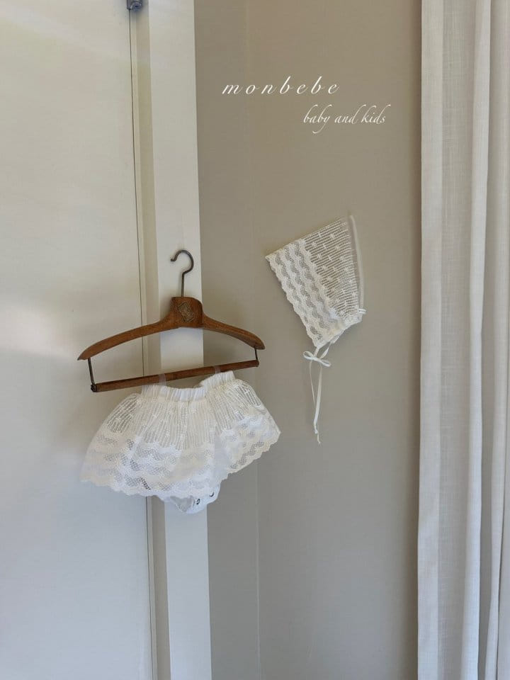 Monbebe - Korean Baby Fashion - #onlinebabyboutique - Lace Bloomers  - 3