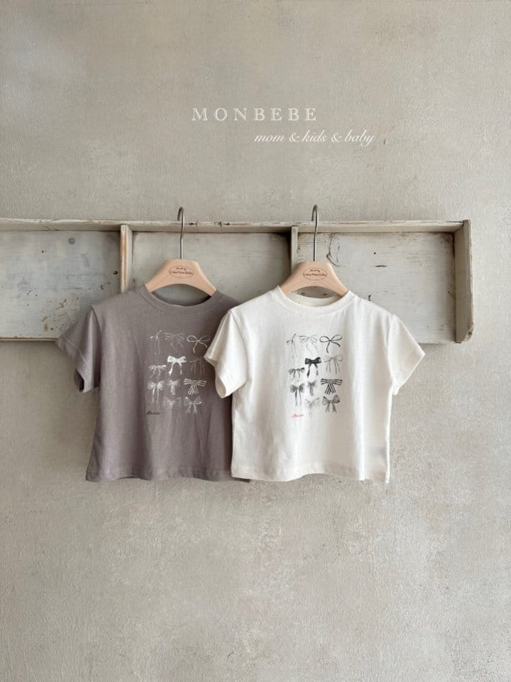 Monbebe - Korean Children Fashion - #Kfashion4kids - Ribbon Tee - 3