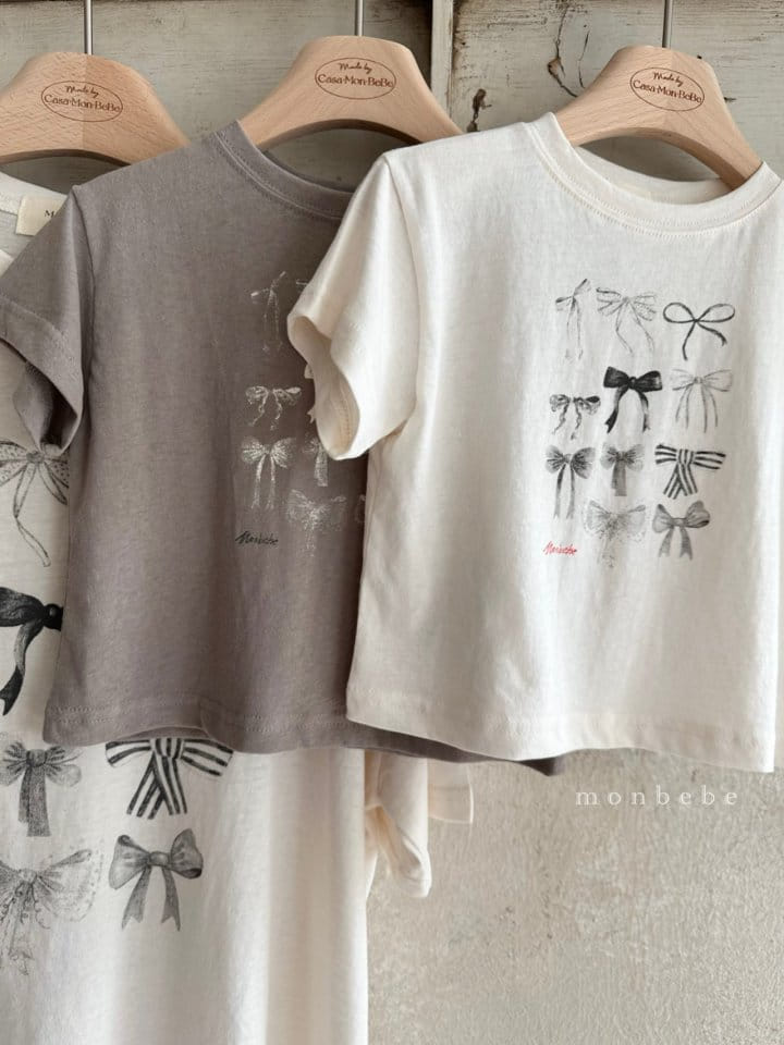 Monbebe - Korean Children Fashion - #childofig - Ribbon Tee - 8