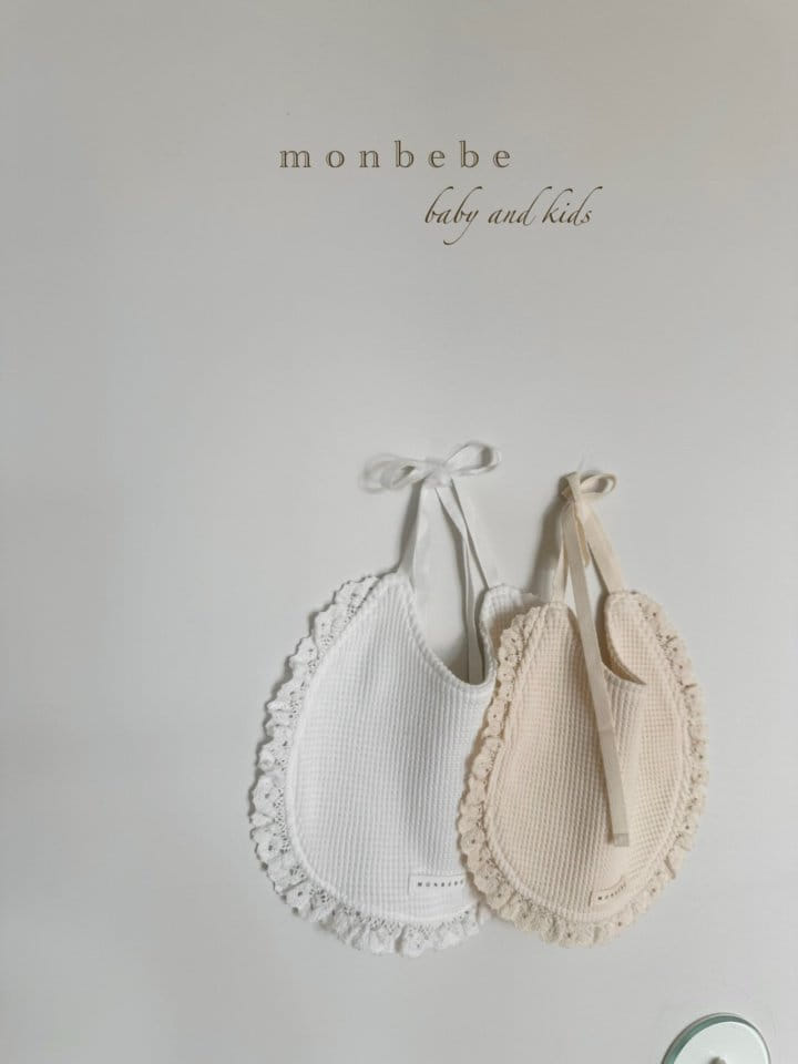 Monbebe - Korean Children Fashion - #childrensboutique - Waffle Lace Bib  - 9