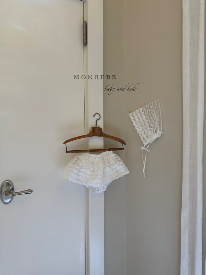 Monbebe - Korean Children Fashion - #childrensboutique - Lace Bonnet - 6