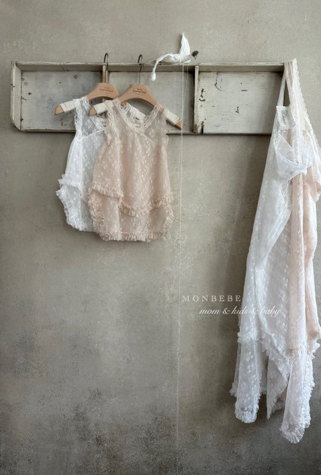 Monbebe - Korean Children Fashion - #designkidswear - More Lace One-Piece - 9