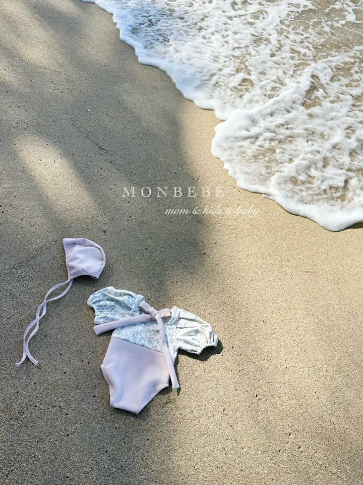 Monbebe - Korean Children Fashion - #discoveringself - Fleur Swim Suit With Bonnet - 5