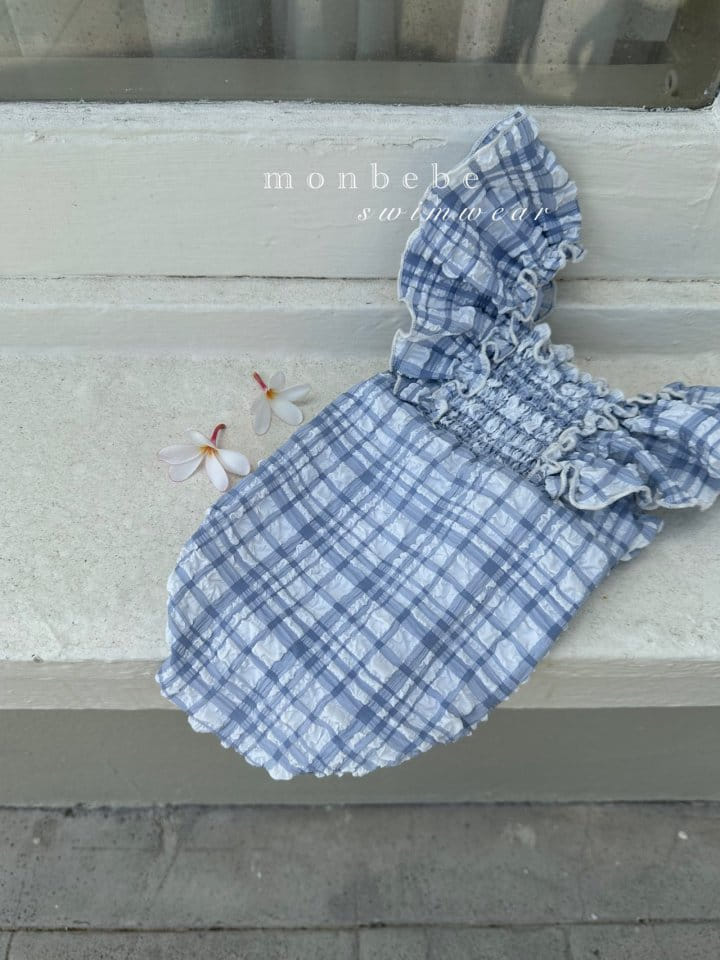 Monbebe - Korean Children Fashion - #kidsshorts - Icing Swim Suit - 4