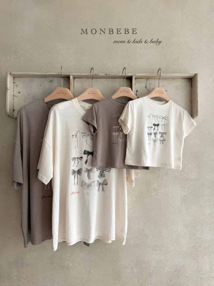 Monbebe - Korean Children Fashion - #kidzfashiontrend - Ribbon Tee - 2