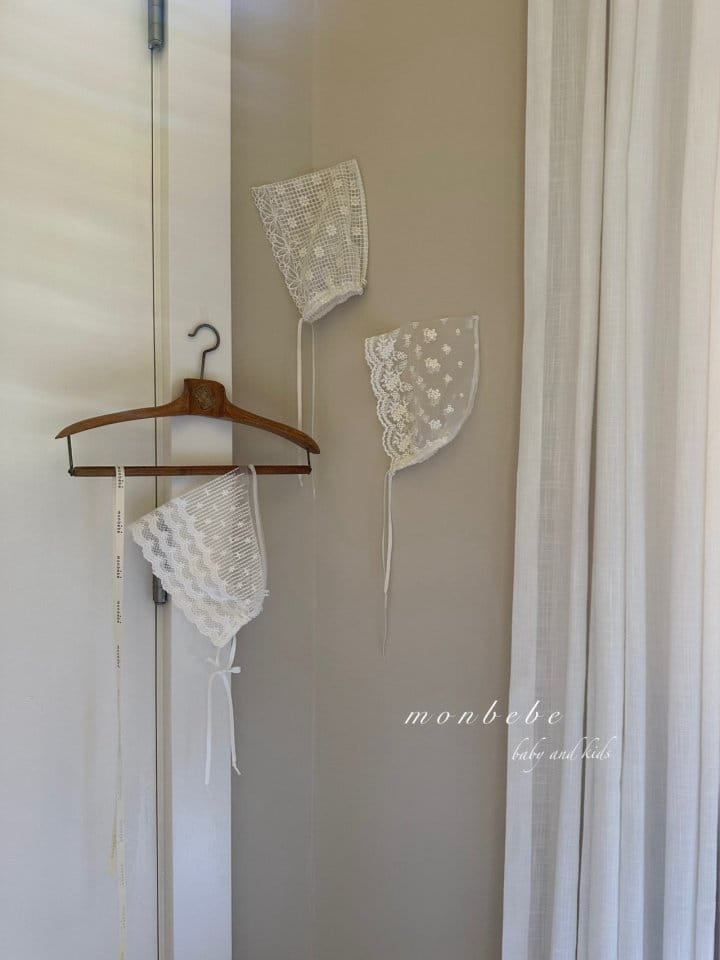 Monbebe - Korean Children Fashion - #magicofchildhood - Lace Bonnet
